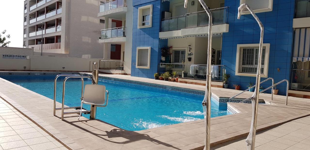 Apartment Black Level, 30M Playa, Pool, Wifi Almeria Exterior foto