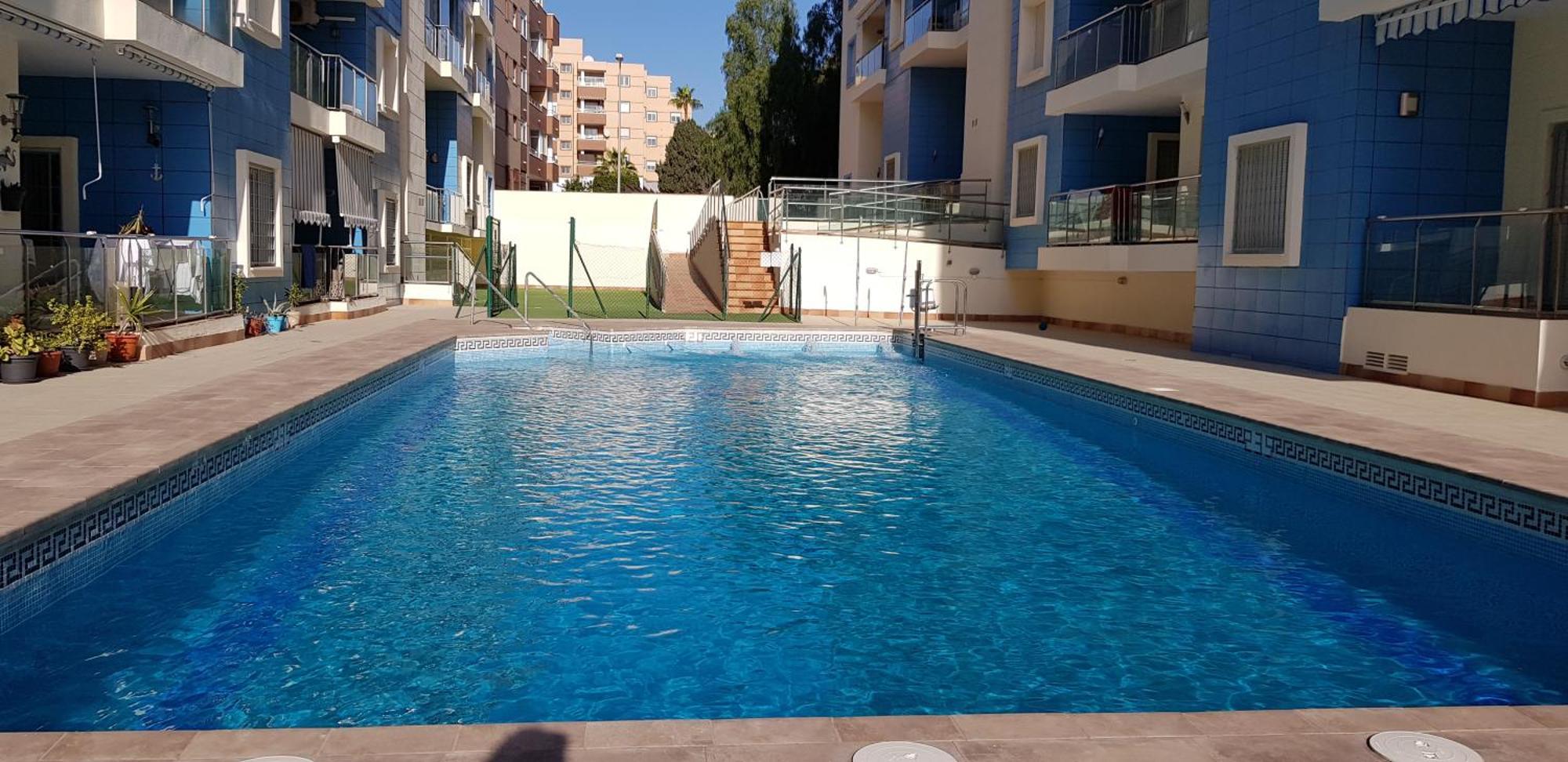 Apartment Black Level, 30M Playa, Pool, Wifi Almeria Exterior foto